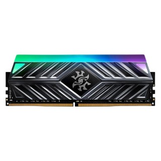 ADATA 威刚 DDR4 2666MHz RGB 台式机内存 灯条 黑色 8GB