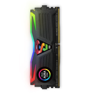 GEIL 金邦 DDR4 3000MHz RGB 台式机内存 灯条 黑色 8GB 8GBx2