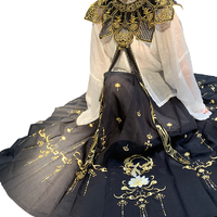 花虚坞 明制汉服 鱼跃 女士立领对襟衫 白色 S