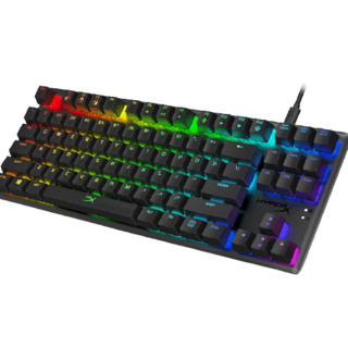 HyperX 极度未知 阿洛伊起源 87键 有线机械键盘 黑色 HyperX水轴 RGB