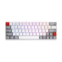 SKYLOONG GK64 64键 有线机械键盘 灰白红 佳达隆青轴 RGB