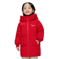 BOSIDENG 波司登 T00145272 女童羽绒服 中国红 100cm
