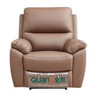 QuanU 全友 102908C-1 电动单人沙发 布朗尼棕 布艺款