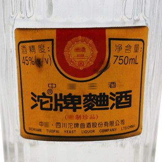 沱牌 曲酒 45%vol 浓香型白酒 750ml 单瓶装