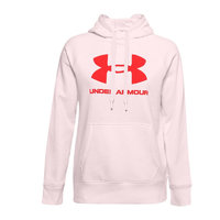 UNDER ARMOUR 安德玛 Rival Logo 女子运动卫衣 1356318-658 粉红色 M