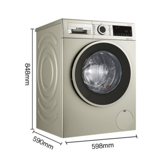 BOSCH 博世 4系列 WNA254VA9W 洗烘一体机 10kg 金色