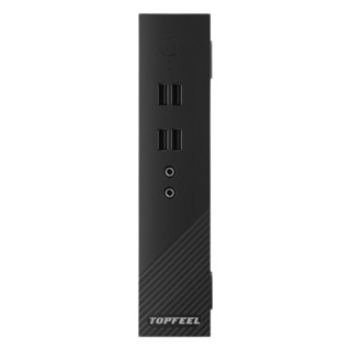 topfeel 极夜 TOPONE T8610M 10代酷睿版 商用台式机 黑色(酷睿i5-10400、核芯显卡、8GB、256GB SSD、风冷)