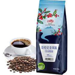 MingS 铭氏 中度烘焙 哥伦比亚风味咖啡豆 500g