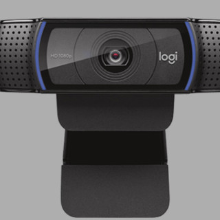 Logitech 罗技 C920 电脑摄像头 1080P 黑色