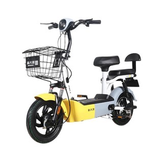 PALLA 新大洲 K16 电动自行车 TDT49-1Z 48V12AH铅酸电池 源彩黄/源彩灰