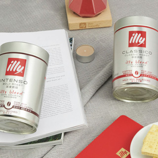 illy 意利 阿拉比加咖啡豆组合装 250g*2罐（中度烘焙250g+深度烘焙250g）