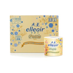 elleair 大王爱璐儿 大王（GOO.N）elleair卷筒卫生纸简绒系列立体压花10卷*4提