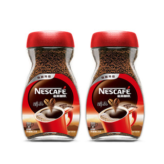 Nestlé 雀巢 速溶咖啡黑咖啡粉瓶装 200g*2罐