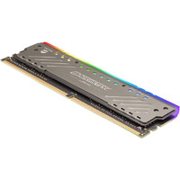 BALLISTIX 铂胜 DDR4 3000MHz RGB 台式机内存 灯条 灰色 16GB BLT16G4D30BET4
