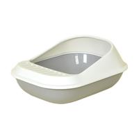 TOM CAT 派可为 半封闭式小贝猫砂盆 雪绒雅灰 小号
