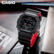 CASIO 卡西欧 G-SHOCK 男士电子表 DW-5600HR-1PR