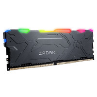 ZADAK 扎达克 DDR4 2666MHz RGB 台式机内存 灯条 黑色 8GB ZD4-MO126C08-08GYG1