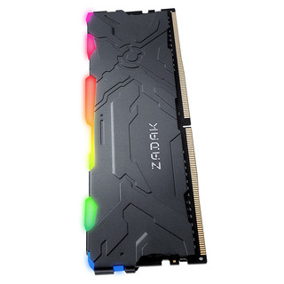 ZADAK 扎达克 DDR4 2666MHz RGB 台式机内存 灯条 黑色 8GB ZD4-MO126C08-08GYG1