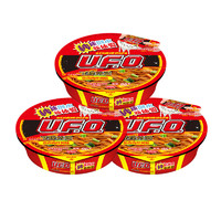 NISSIN 日清食品 日清 方便面 UFO飞碟炒面 鱼香肉丝风味 124g*3碗装