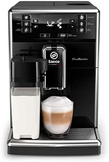 Saeco PicoBaristo SM5460/10 全自动咖啡机，10种特殊咖啡(集成牛奶系统)，黑色