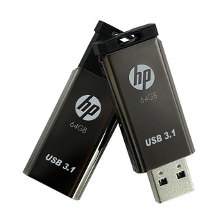 HP 惠普 x770w USB 3.1 U盘 黑色 64GB USB
