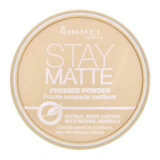 RIMMEL Rimmel 芮谜 哑光控油定妆蜜粉饼 14g Transparent