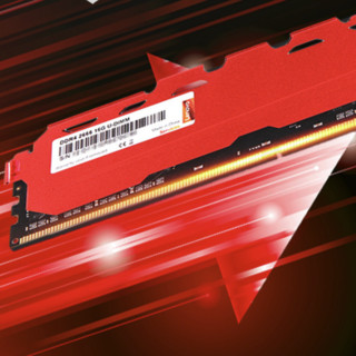 Lenovo 联想 DDR4 2666MHz 台式机内存 马甲条 红色 16GB