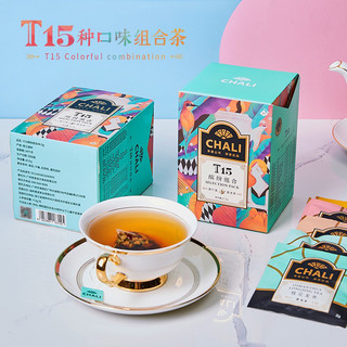 ChaLi茶里 花茶组合玫瑰花红茶绿茶包桂花乌龙茶普洱袋泡茶三角包