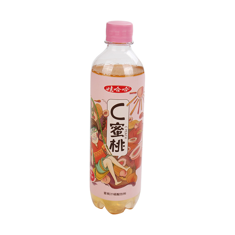 wahaha 娃哈哈 c蜜桃 蜜桃汁 碳酸饮料 530ml