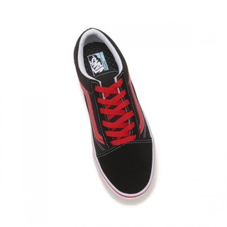 VANS 范斯 经典系列 JN ComfyCush Old Skool 中性运动板鞋 VN0A4UHA4HJ 黑红 35