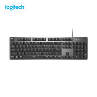logitech 罗技 Logitech 罗技 K845 有线机械键盘 办公键盘 全尺寸 单光 黑色