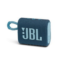 JBL 杰宝 GO3 音乐金砖三代 蓝牙户外便携音响 迷你小音响低音 IP67防水防尘蓝色