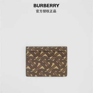 BURBERRY 博柏利 专属标识印花环保帆布卡片夹80229091 马勒棕