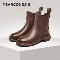 YEARCON 意尔康 女士切尔西靴 26515Z59H92WT