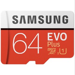 SAMSUNG 三星 EVO Plus系列 Micro-SD存储卡 64GB