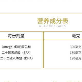 MYPROTEIN Omega-3鱼油软胶囊 250粒