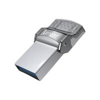 Lexar 雷克沙 D35C系列 USB 3.0 U盘 银色 128GB Type-C/USB双口