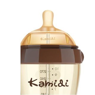 kamidi 卡蜜迪 PPSU奶瓶 210ml 0-4月+3孔奶嘴 5-7月