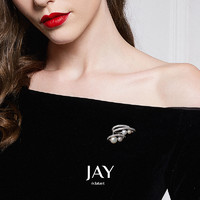 JAY 珍珠胸针小众高档女精致西装配饰别针设计感胸花2021年新款潮