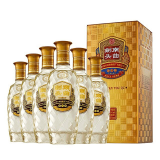 剑南春 头曲 金淡雅 52%vol 浓香型白酒 500ml*6瓶 整箱装