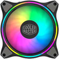 COOLER MASTER 酷冷至尊 MF 140Halo机箱风扇argb散热14cm风扇静音散热RGB灯效同步