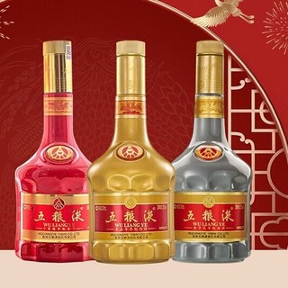 WULIANGYE 五粮液 牛鸡鼠年纪念酒 52%vol 浓香型白酒 500ml*3瓶 组合装