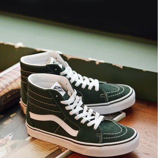 VANS 范斯 SK8-Hi 中性运动板鞋 VN0A38GEQSU 绿色 38