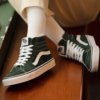 VANS 范斯 SK8-Hi 中性运动板鞋 VN0A38GEQSU 绿色 38