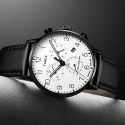 TIMEX 天美时 正品夜光男士手表复古经典石英表腕表