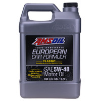 PLUS会员：AMSOIL 安索 全合成机油 欧规经典润滑油 5W-40 SN 3.78L EFM1G