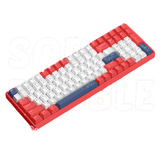 IQUNIX F96-苏打气泡 有线机械键盘 红轴 100键