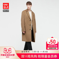 优衣库 男装 羊毛羊绒混纺长大衣(外套)442153 UNIQLO