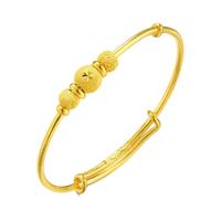 Chow Sang Sang 周生生 31484K 儿童圆珠足金手镯 4.8g