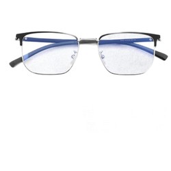 JingPro 镜邦 3062钛合金半框商务近视眼镜架+1.67防蓝光镜片